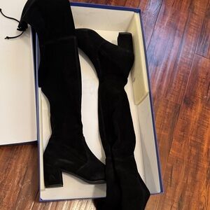 Stuart Weitzman Black Over-the-Knee Boots
